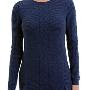 New! Nautica Women's Cable Knit Sweater Medium